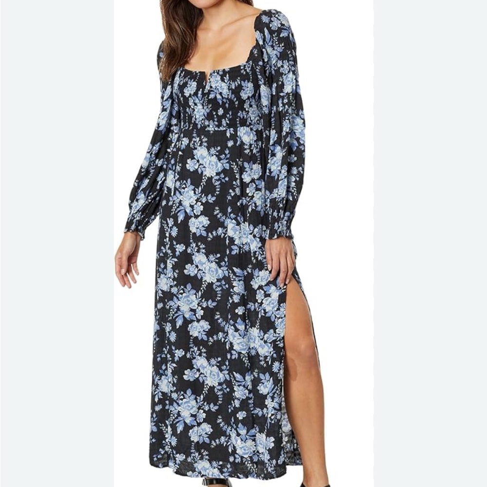 Free People “James” Smocked Dress
